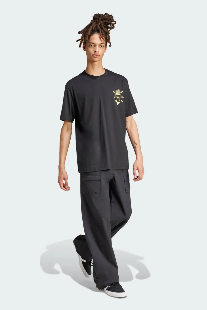 Чоловіча чорна футболка adidas Originals 5