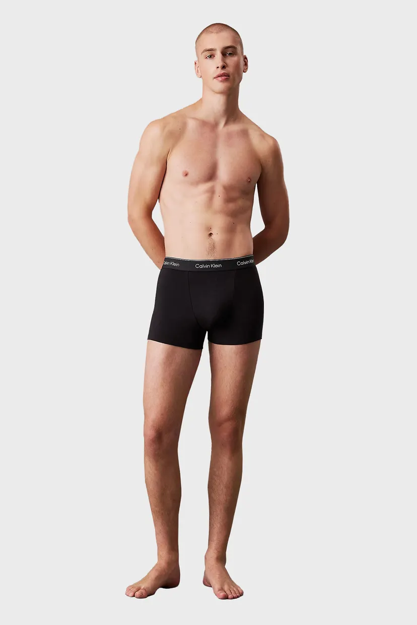 Чоловічі чорні боксери (3 шт) RELAXED FIT TRUNK 3PK 4
