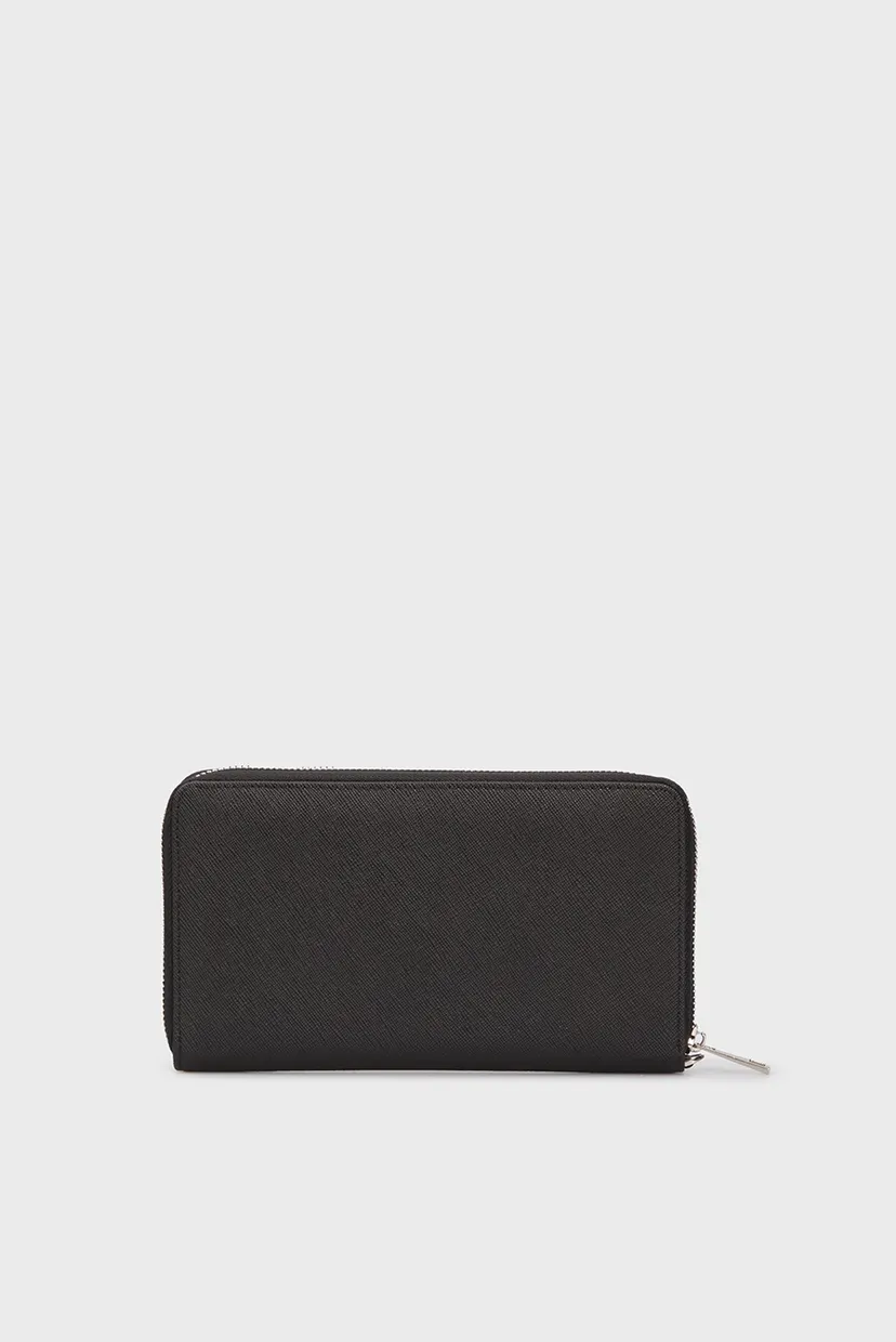 Чоловічий чорний шкіряний гаманець DREW CLUTCH 4