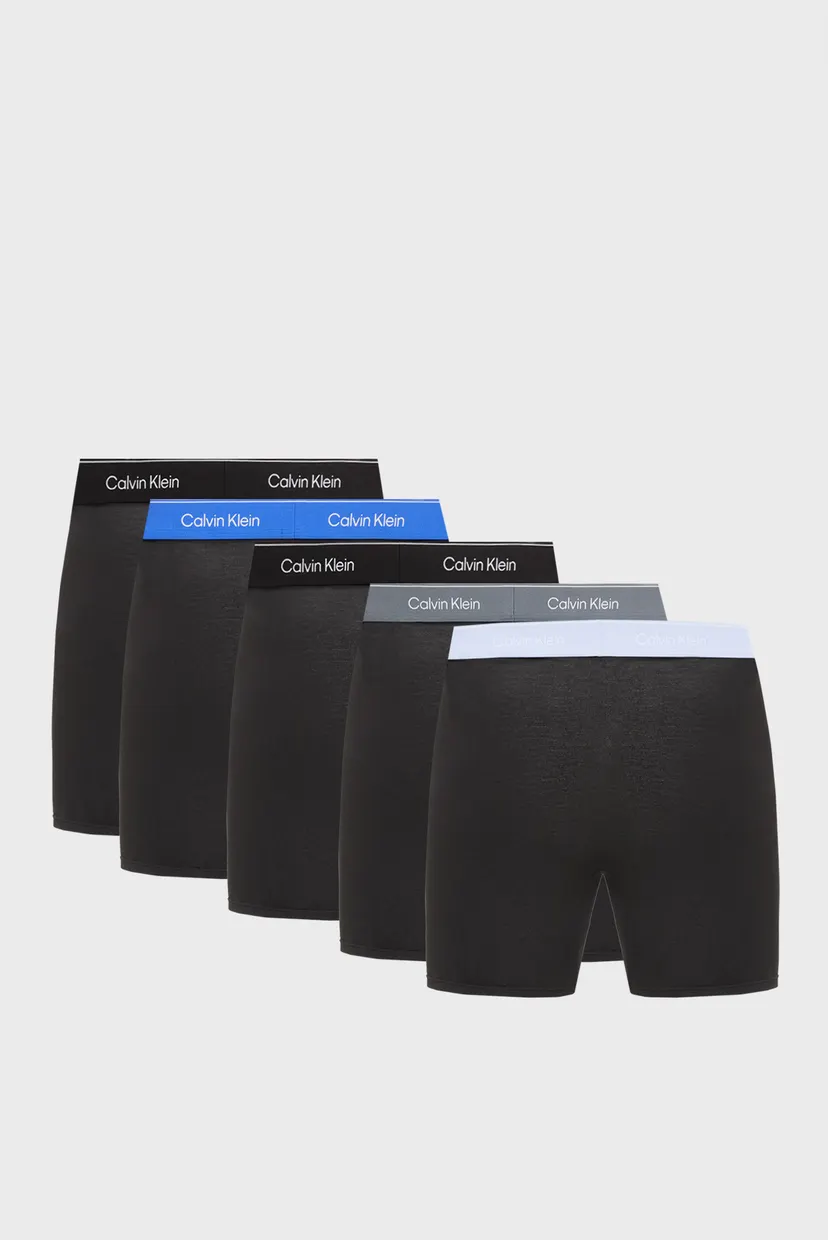 Чоловічі чорні боксери (5 шт) BOXER BRIEF 7