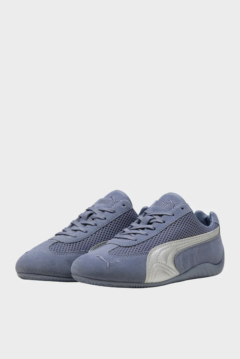 Блакитні замшеві кросівки Speedcat Premium Sneakers Unisex 3