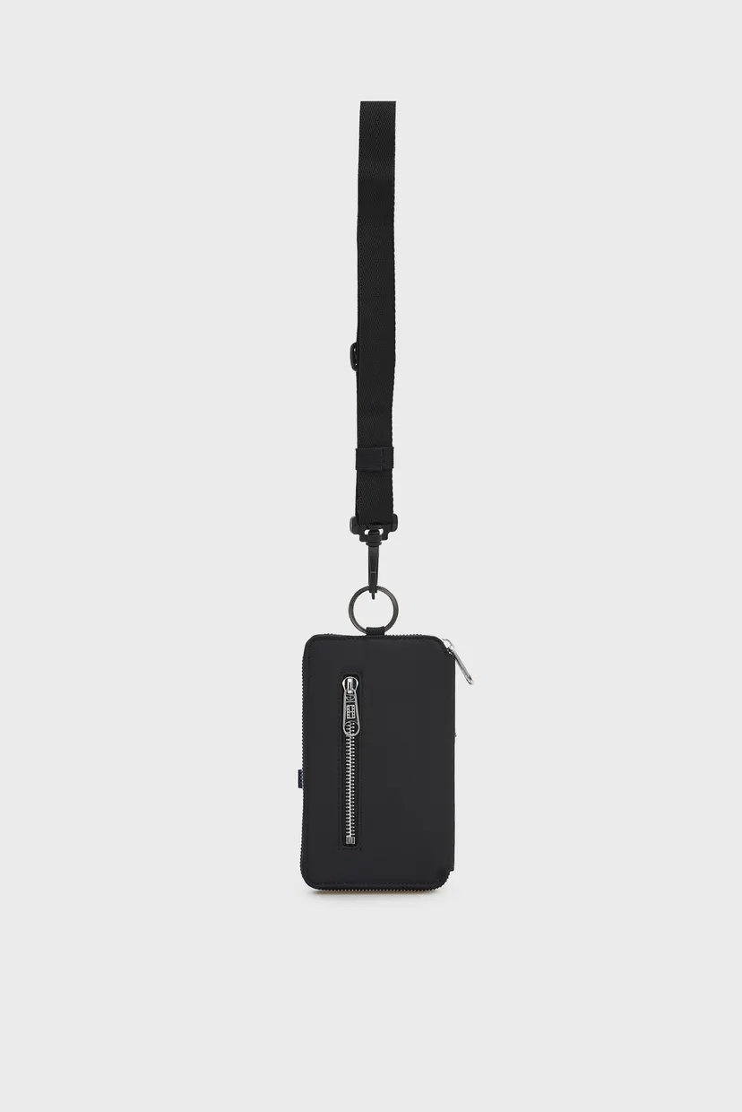 Мужской черный кошелек FUNCTIONAL LANYARD 4