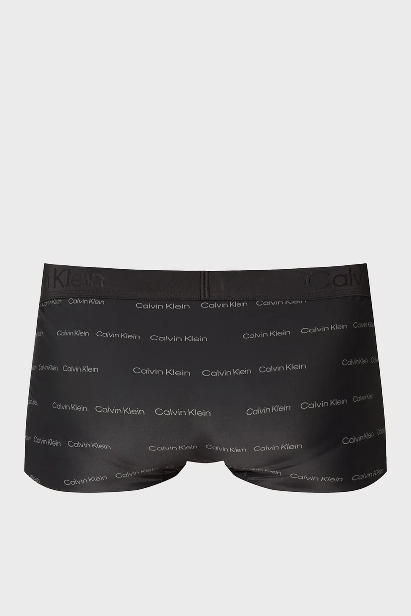 Мужские черные боксеры с узором LOW RISE TRUNK 9