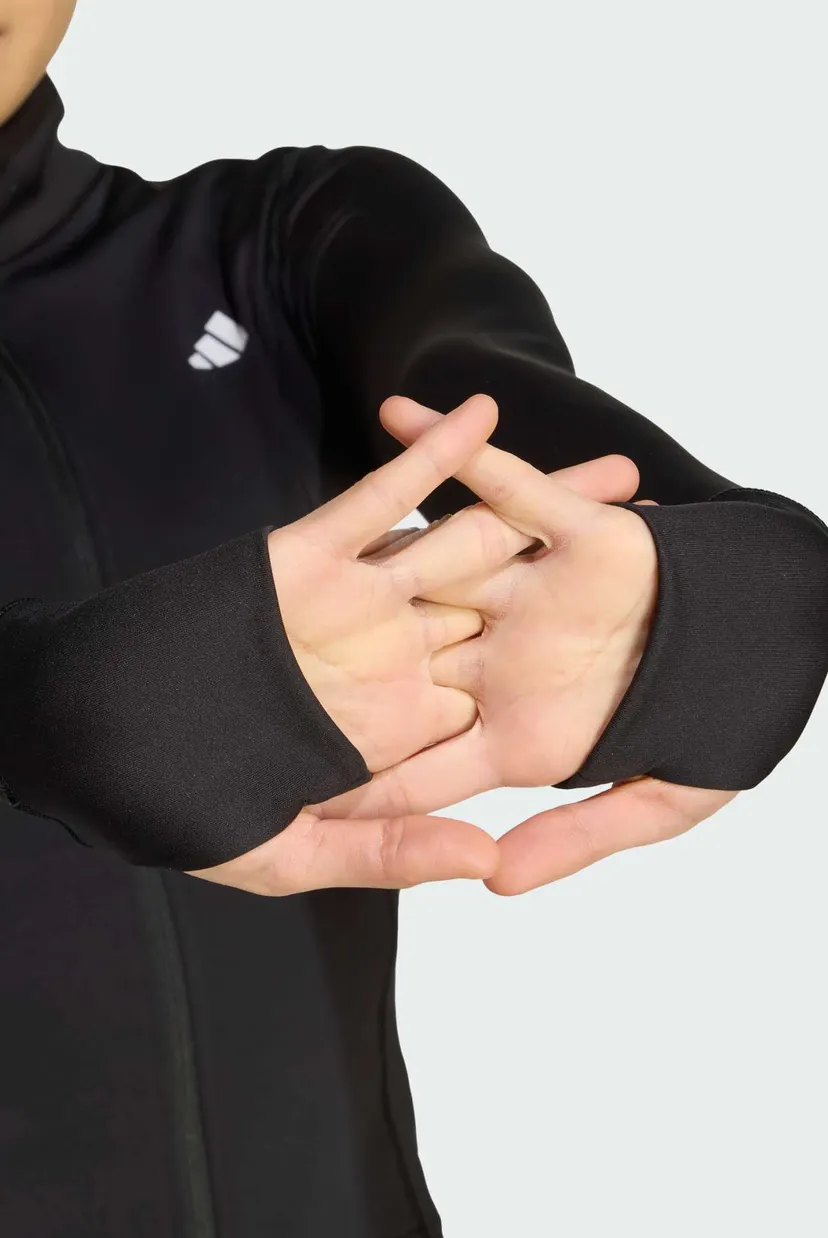 Женская черная спортивная кофта Optime Essentials Full-Zip 4
