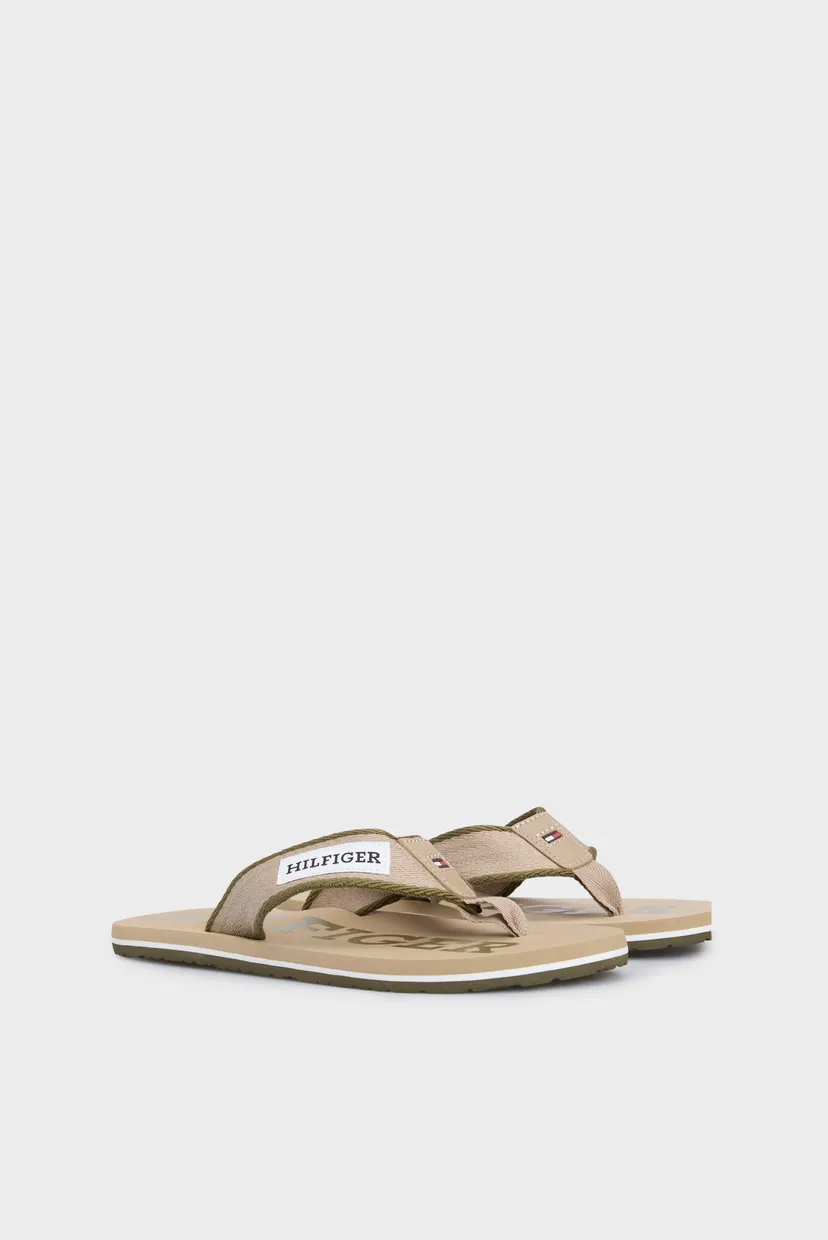Чоловічі бежеві в'єтнамки PATCH HILFIGER BEACH SANDAL 3