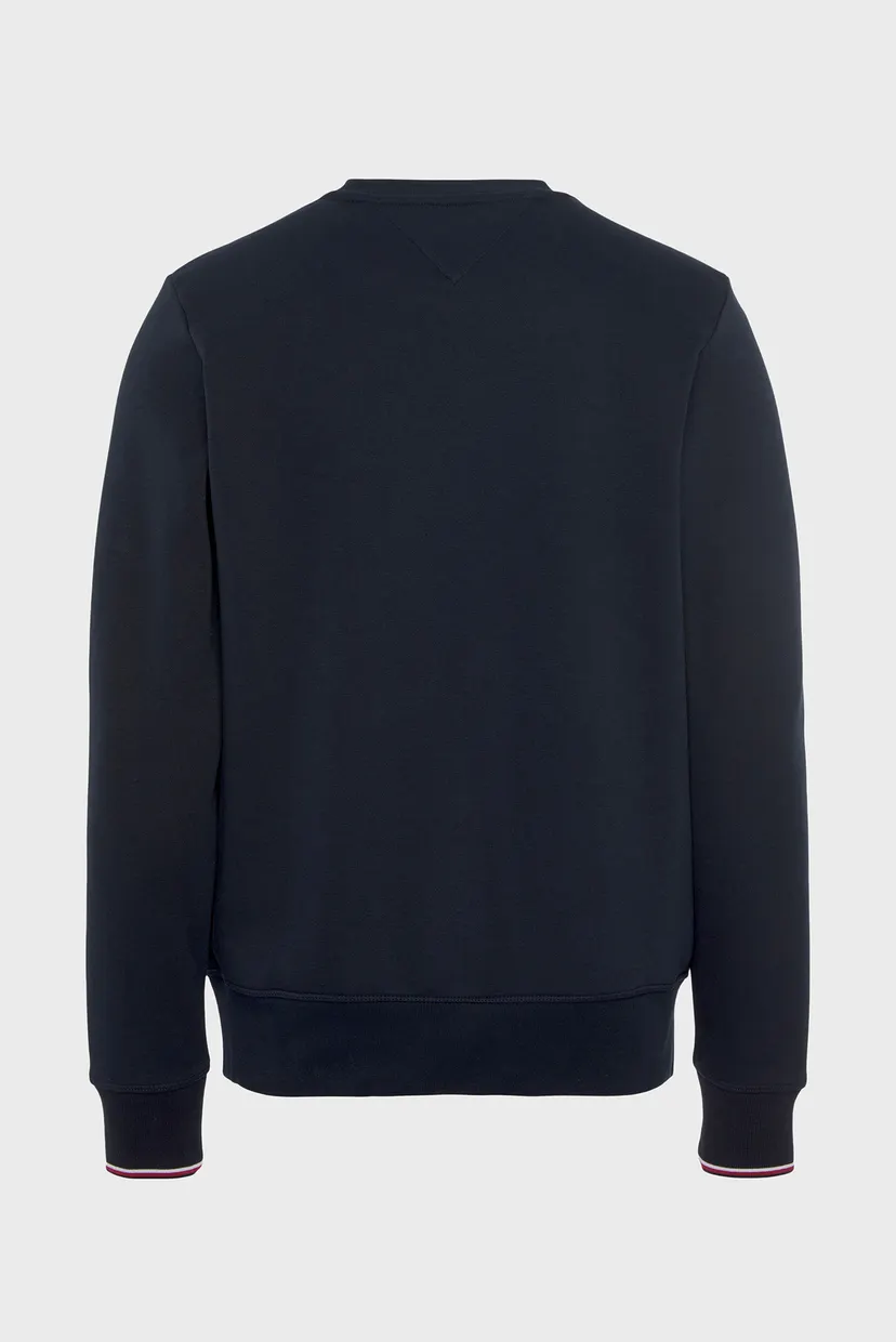 Мужской темно-синий свитшот TOMMY LOGO TIPPED CREWNECK 6