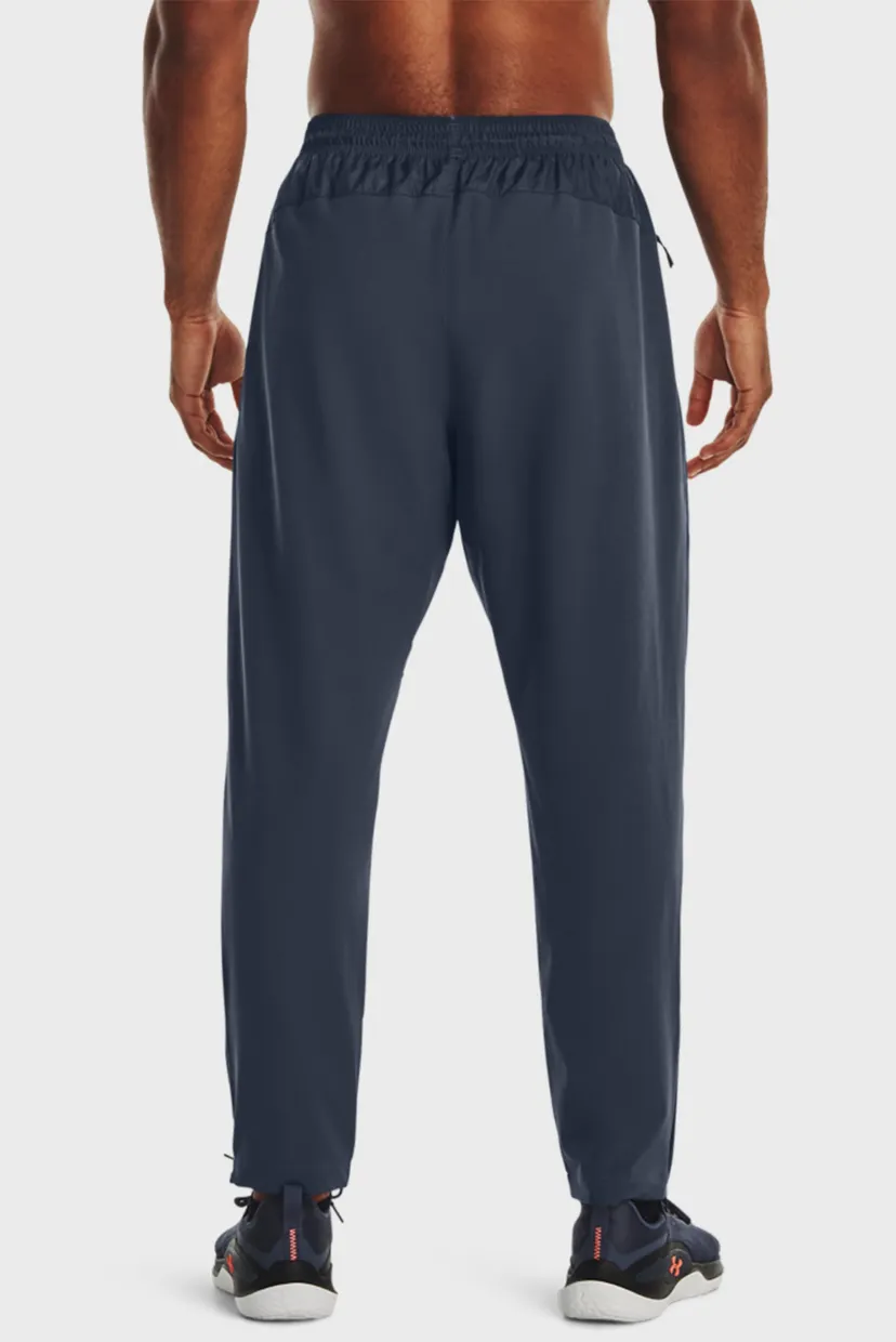 Мужские темно-серые спортивные брюки UA Rush Woven Pants 3
