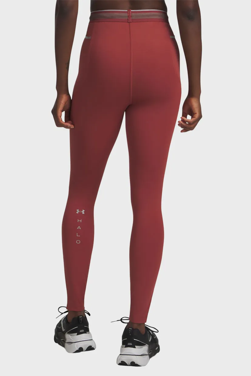 Жіночі теракотові тайтси UA Halo Run CW Tights 3