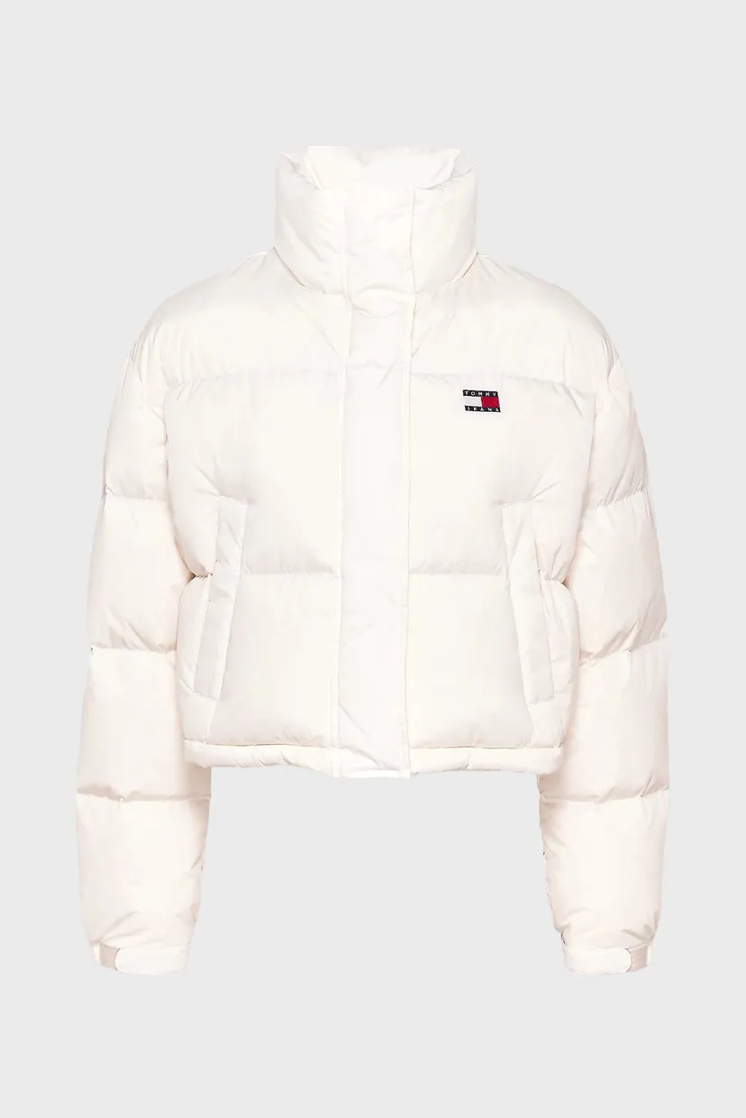 Женский белый пуховик TJW BACK FLAG ALASKA EXT 5