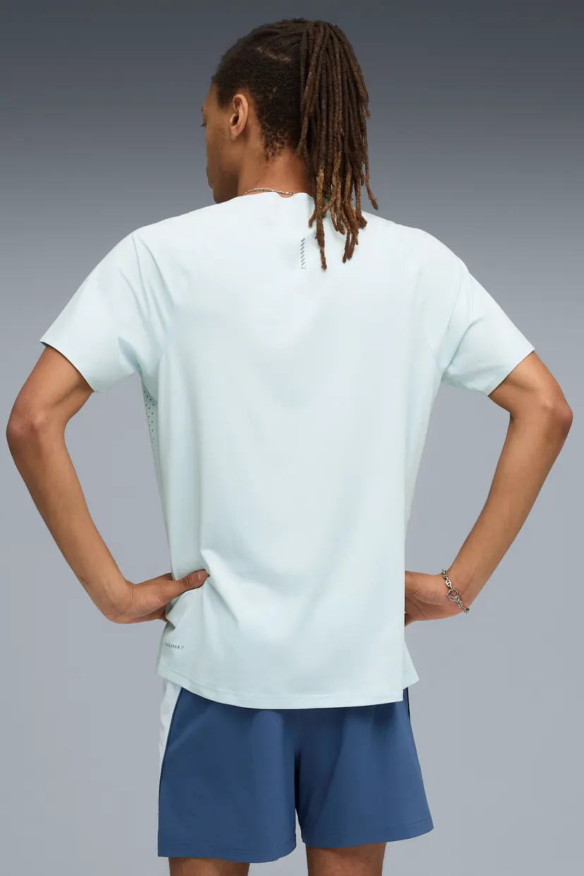 Мужская голубая футболка CLOUDSPUN Running Tee Men 5