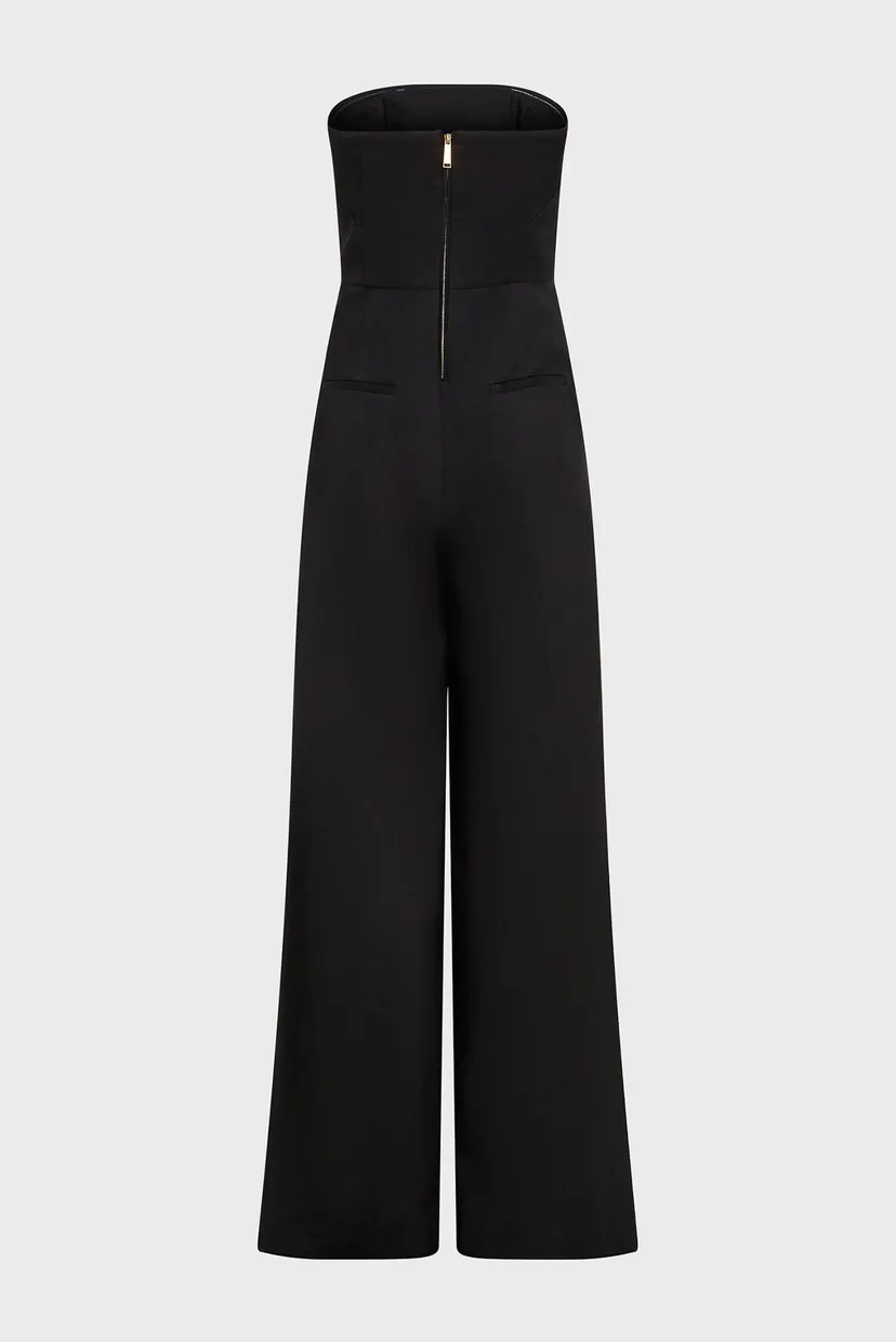 Женский черный комбинезон TAILORED 6