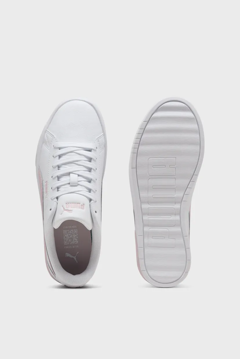 Женские белые кожаные сникерсы Jada Classic Sneakers Women 4