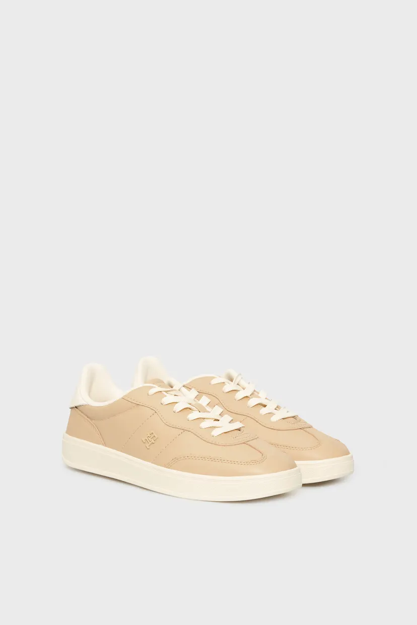 Женские бежевые кожаные сникерсы PREMIUM HERITAGE 3