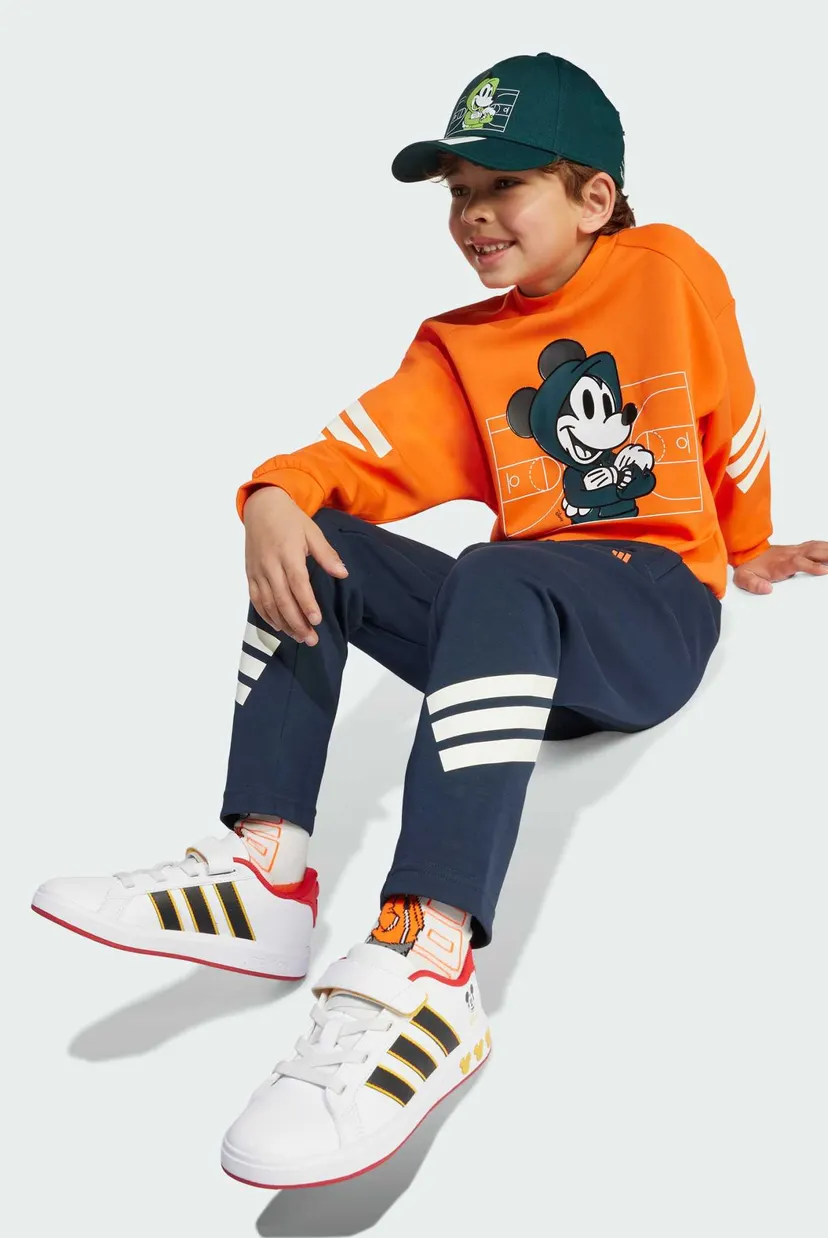 Дитячі темно-сині спортивні штани adidas Disney Mickey Mouse Kids 4
