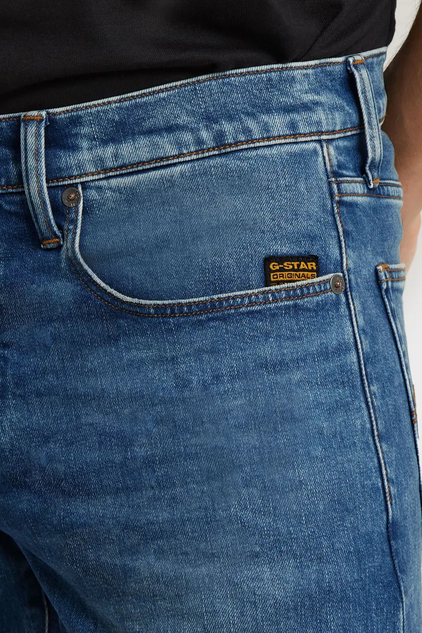 Чоловічі сині джинси 3301 Straight Tapered 4