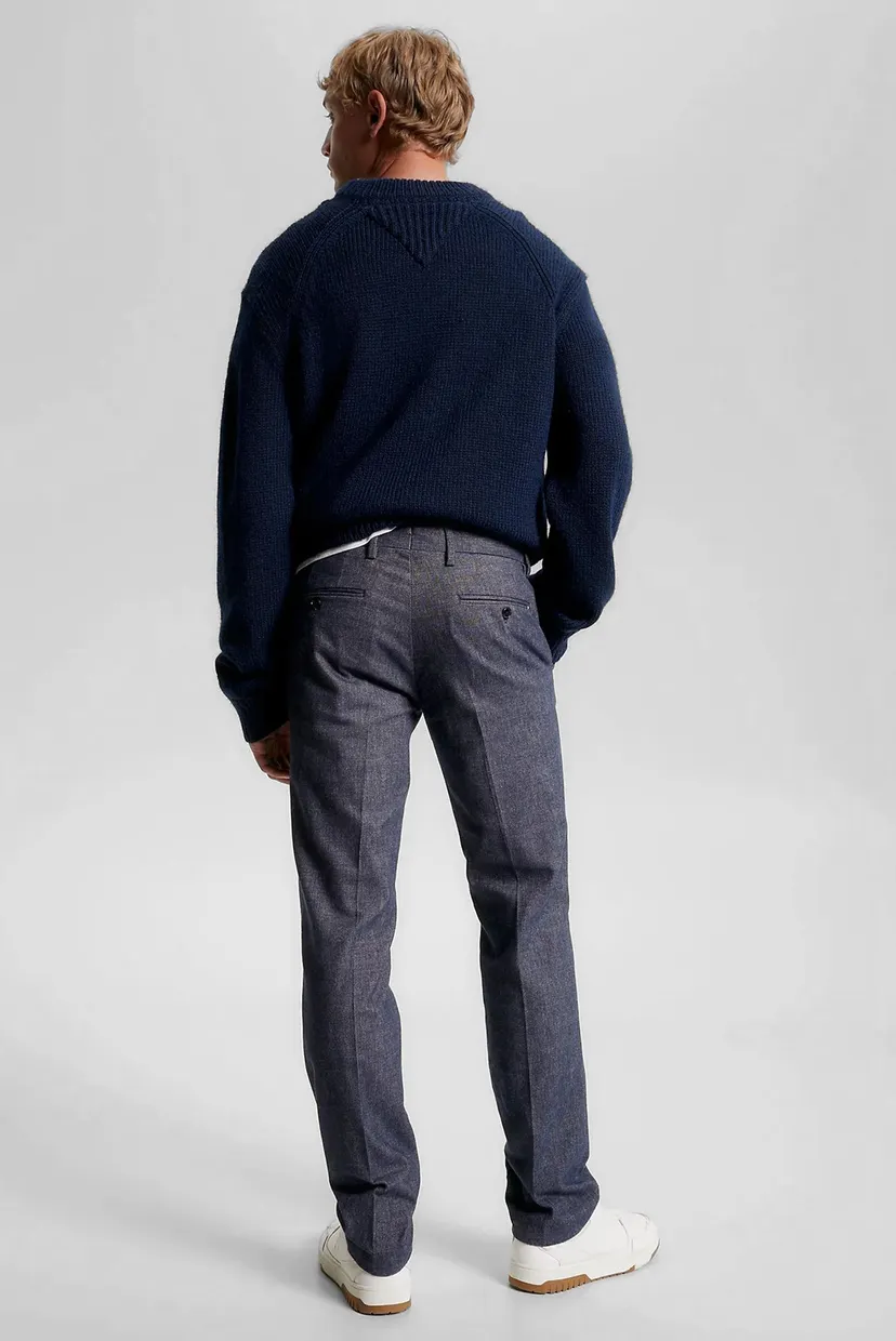 Мужские темно-синие брюки DENTON FAKE SOLID WOOL LOOK 3