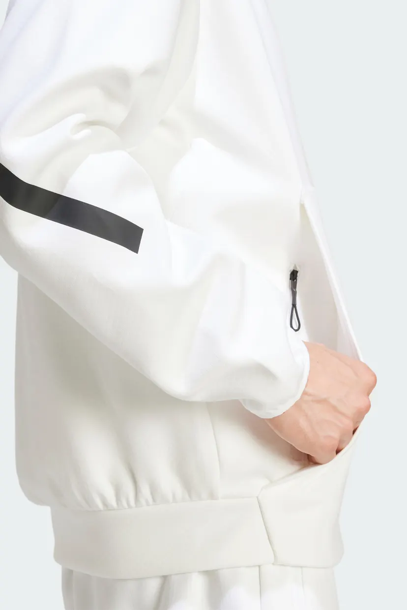 Чоловіче біле худі New adidas Z.N.E. Full-Zip 6