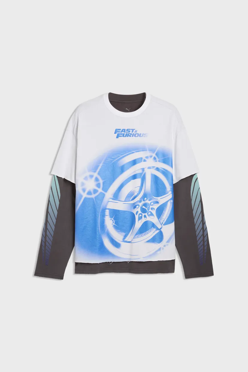 Мужской лонгслив PUMA x FAST & FURIOUS Oversized Tee Men 4