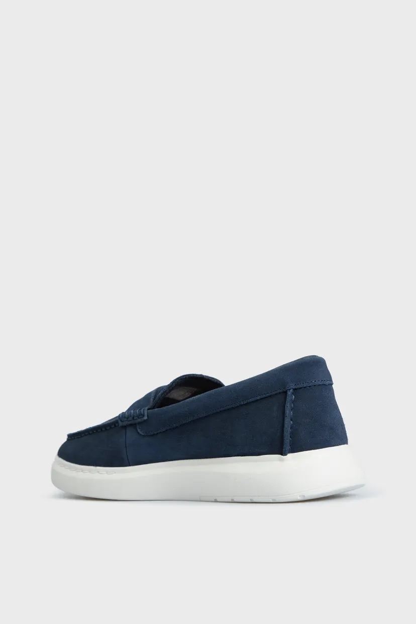 Мужские темно-синие замшевые лоферы TH BOAT SHOE CORE SUEDE 5