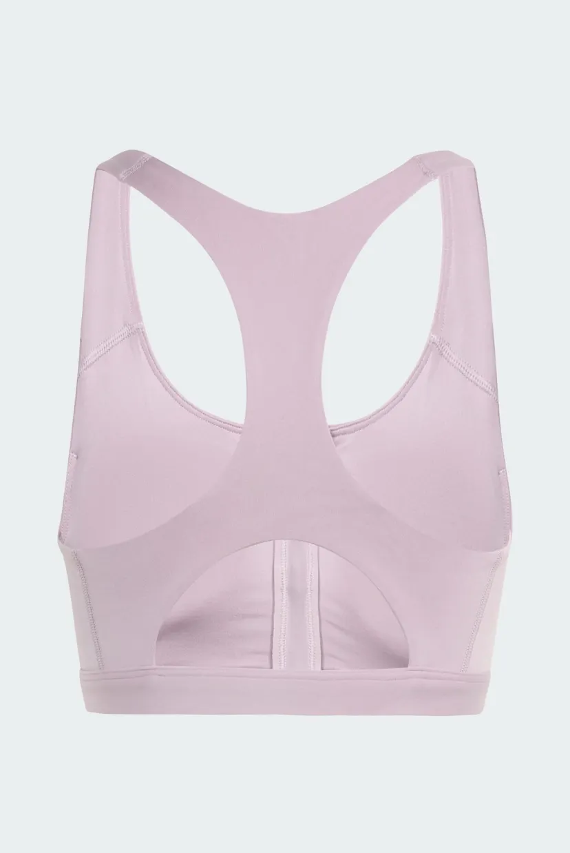 Женский сиреневый топ Optime Essentials Workout Zip-Front Medium Support 6