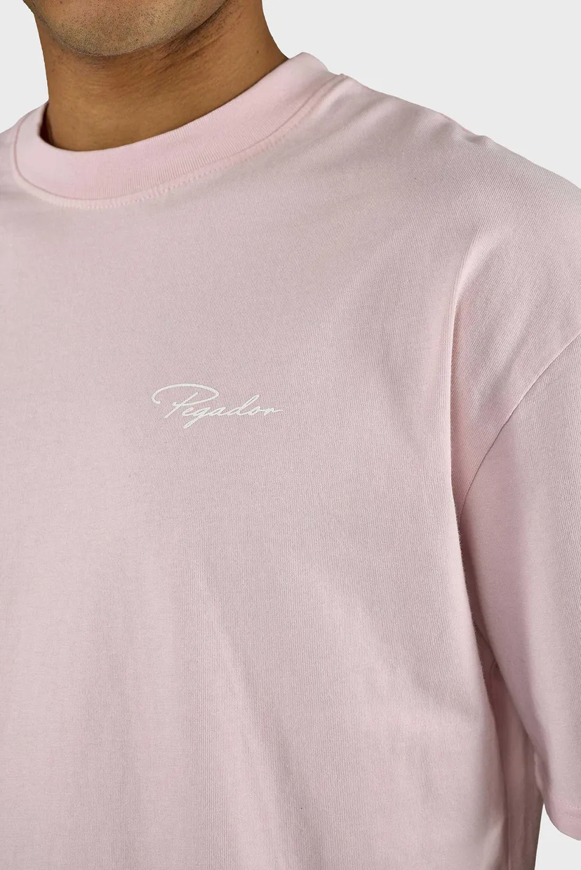 Чоловіча пудрова футболка Pike Oversized 3