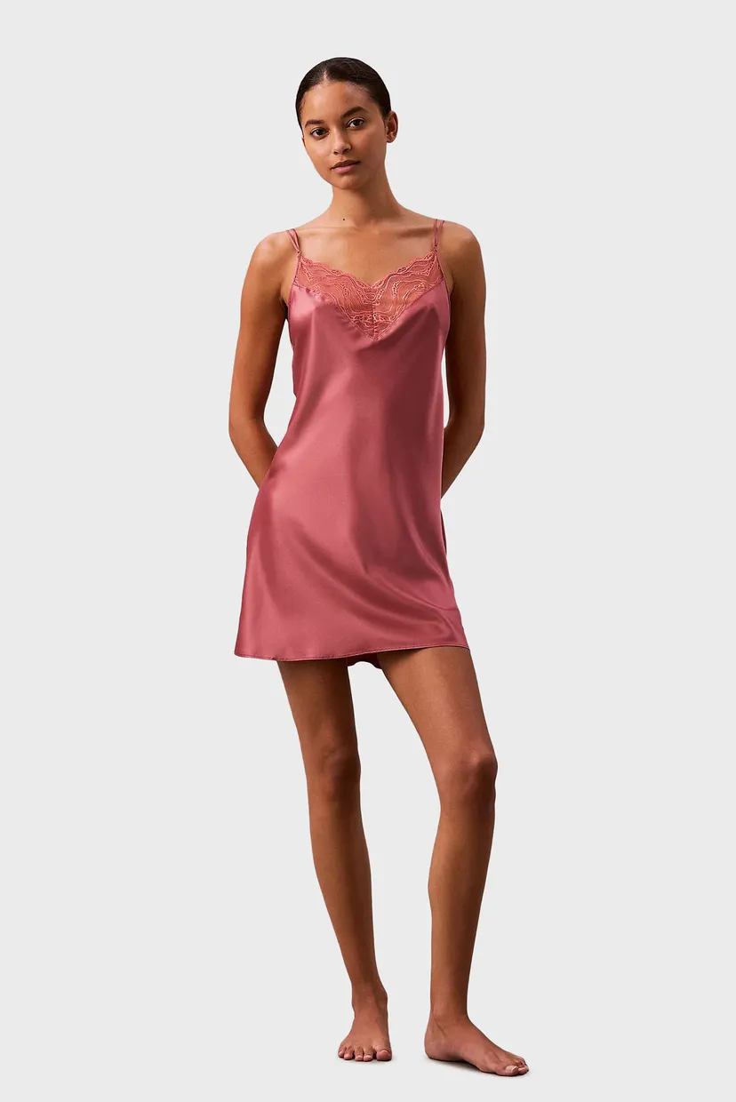 Жіноча рожева нічна сорочка CHEMISE 3