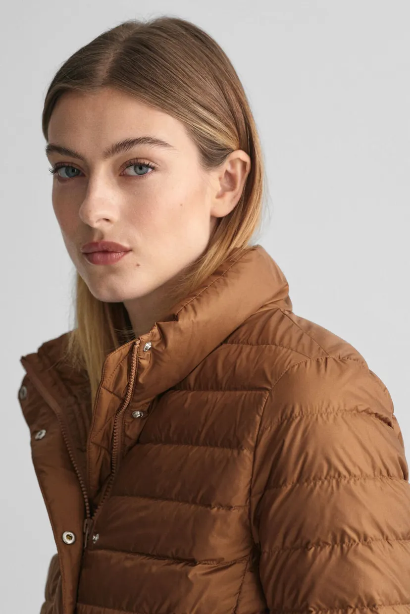 Женский бежевый пуховик LIGHT DOWN JACKET 4
