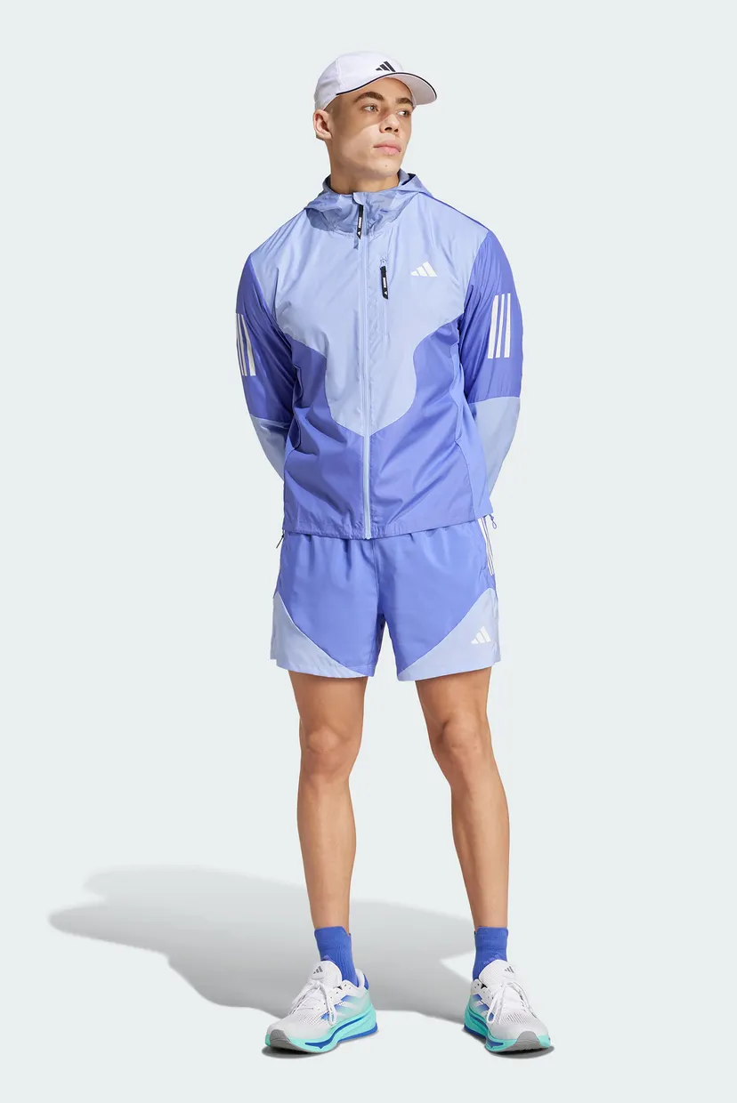 Чоловічі бузкові шорти Own the Run Base AEROREADY 4