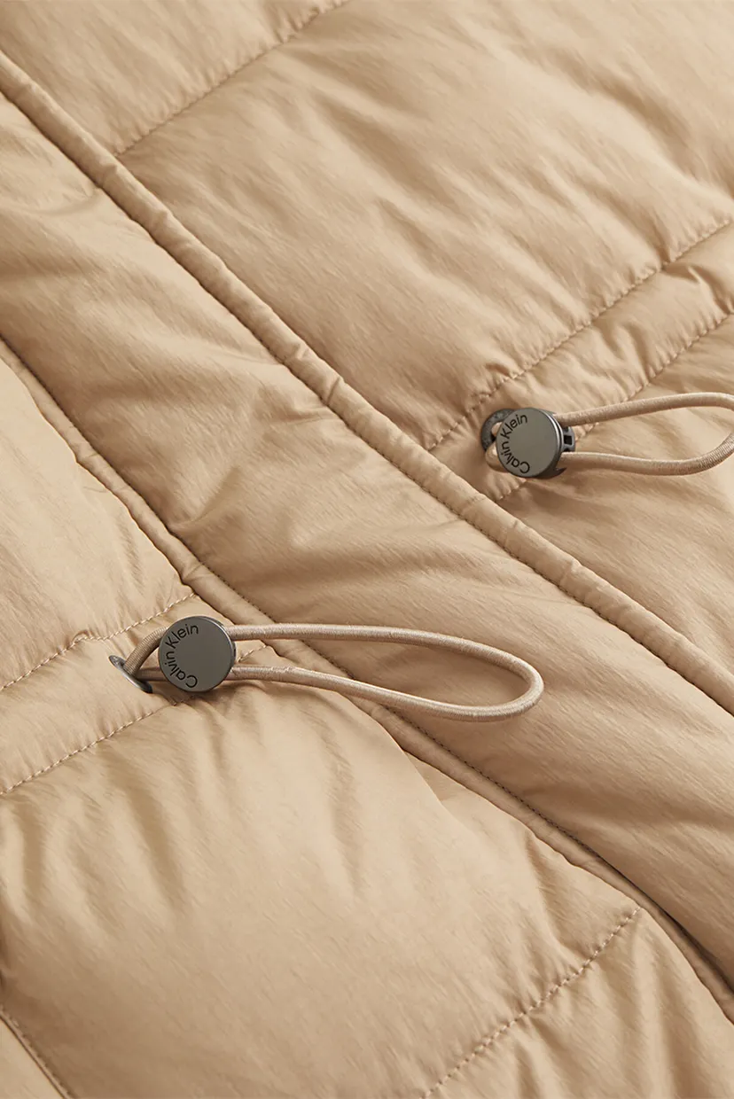 Женская бежевая куртка MW PADDED TWO TONE COAT 5