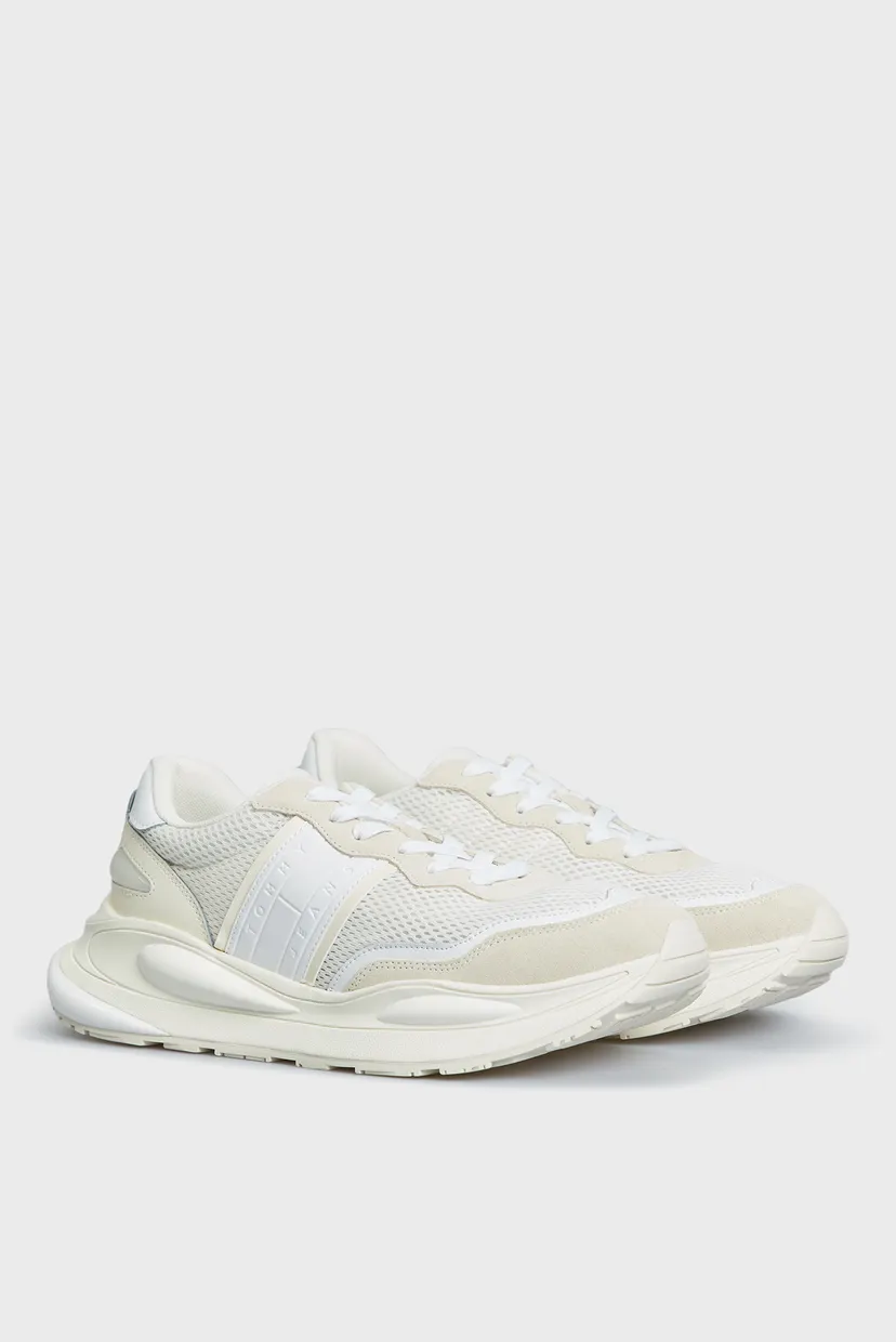 Мужские белые кроссовки TOMMY JEANS RUNNER 3