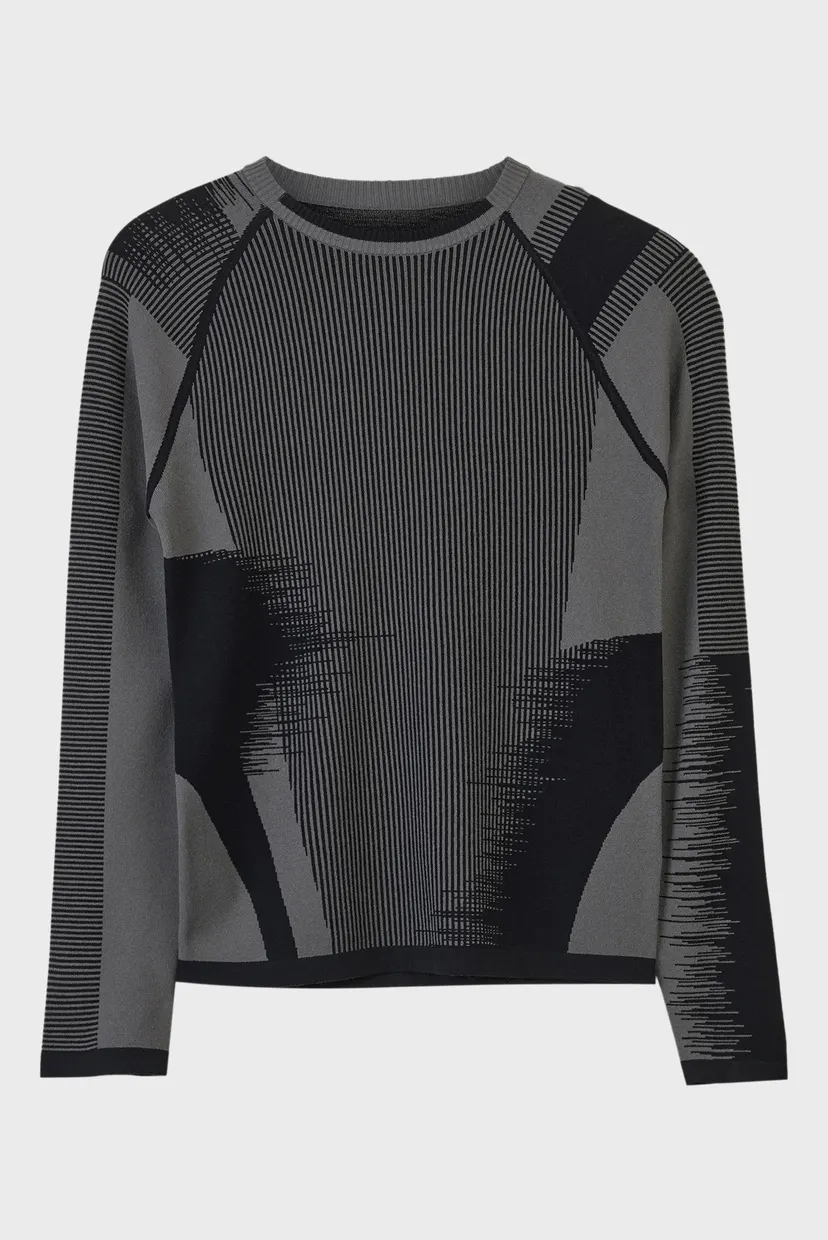Жіночий темно-сірий джемпер Y-3 Logo Knit 7