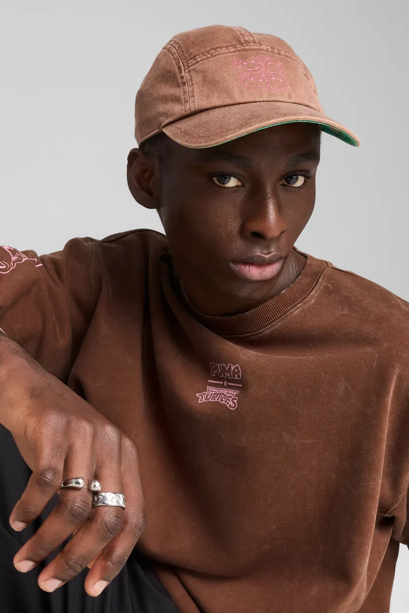 Коричневая кепка PUMA x TEENAGE MUTANT NINJA TURTLES 5 Panel Cap