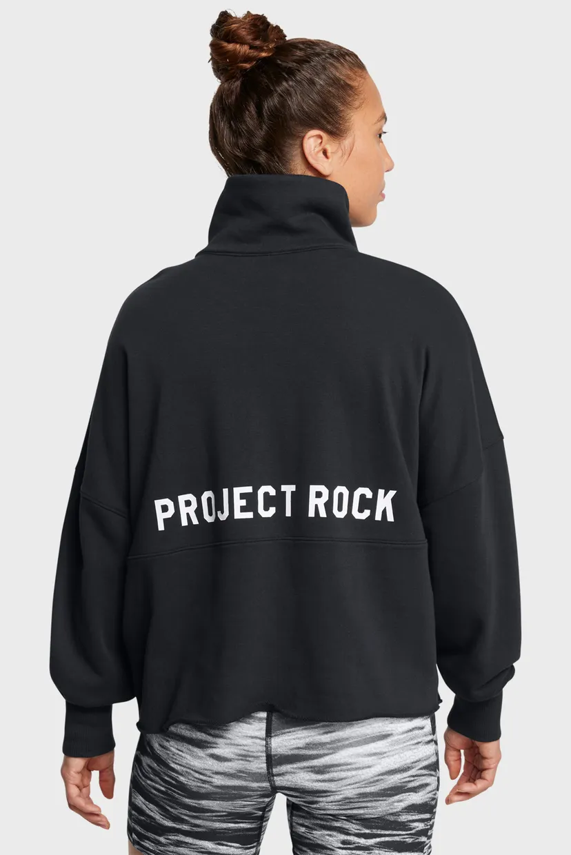 Женская черная спортивная кофта Pjt Rck W Half Zip Pullover Under