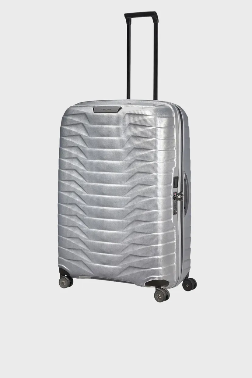 Сіра валіза 81 см PROXIS SILVER 6