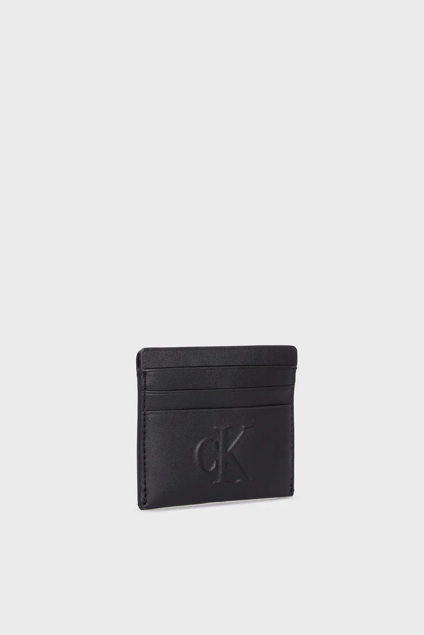 Жіночий чорний кардхолдер SCULPTED CARDCASE 6CC DEBOSS 3