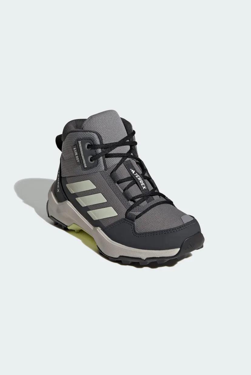 Детские серые ботинки Terrex Ax4r Mid Rain.Rdy 4