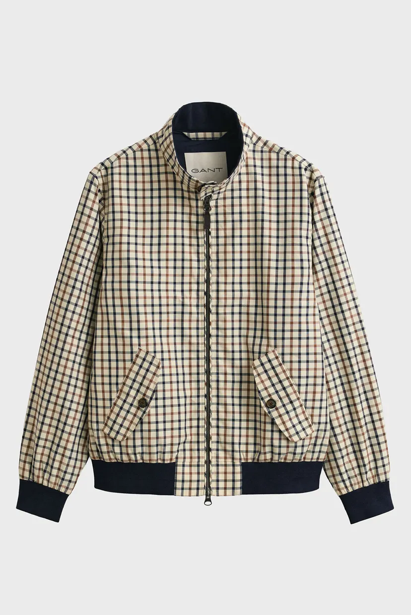 Чоловіча бежева картата куртка HARRINGTON 6