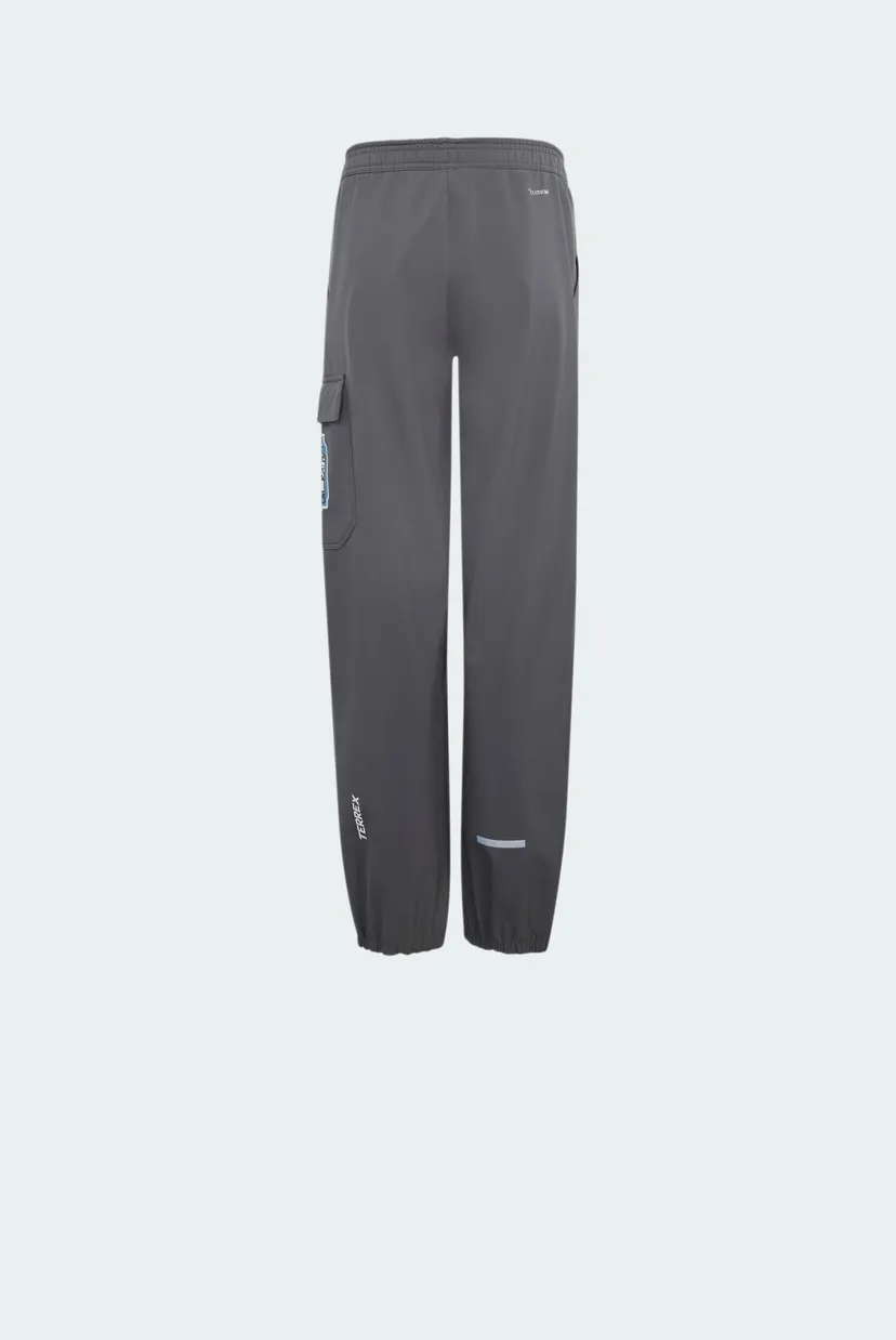 Детские серые спортивные брюки Adidas Minecraft Terrex CLIMAWARM Softshell 7