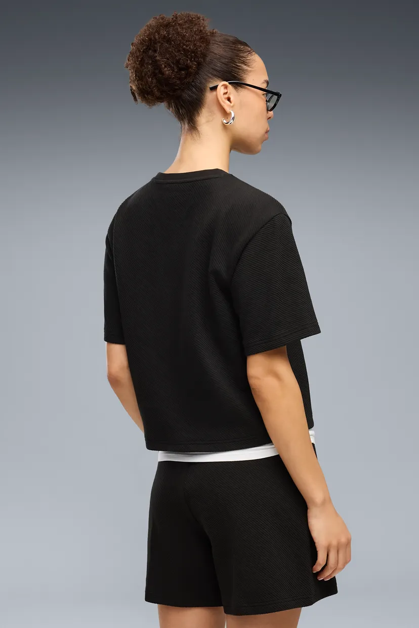 Жіноча чорна футболка Essentials Elevated Relaxed Tee Women 3