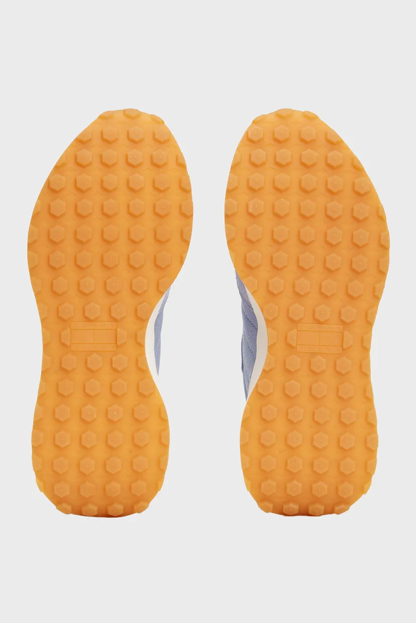 Женские голубые замшевые кроссовки CLEATED 7