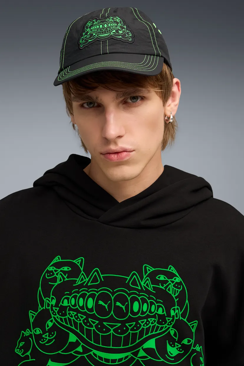 Мужская черная кепка PUMA x RIPNDIP Dad Cap 3