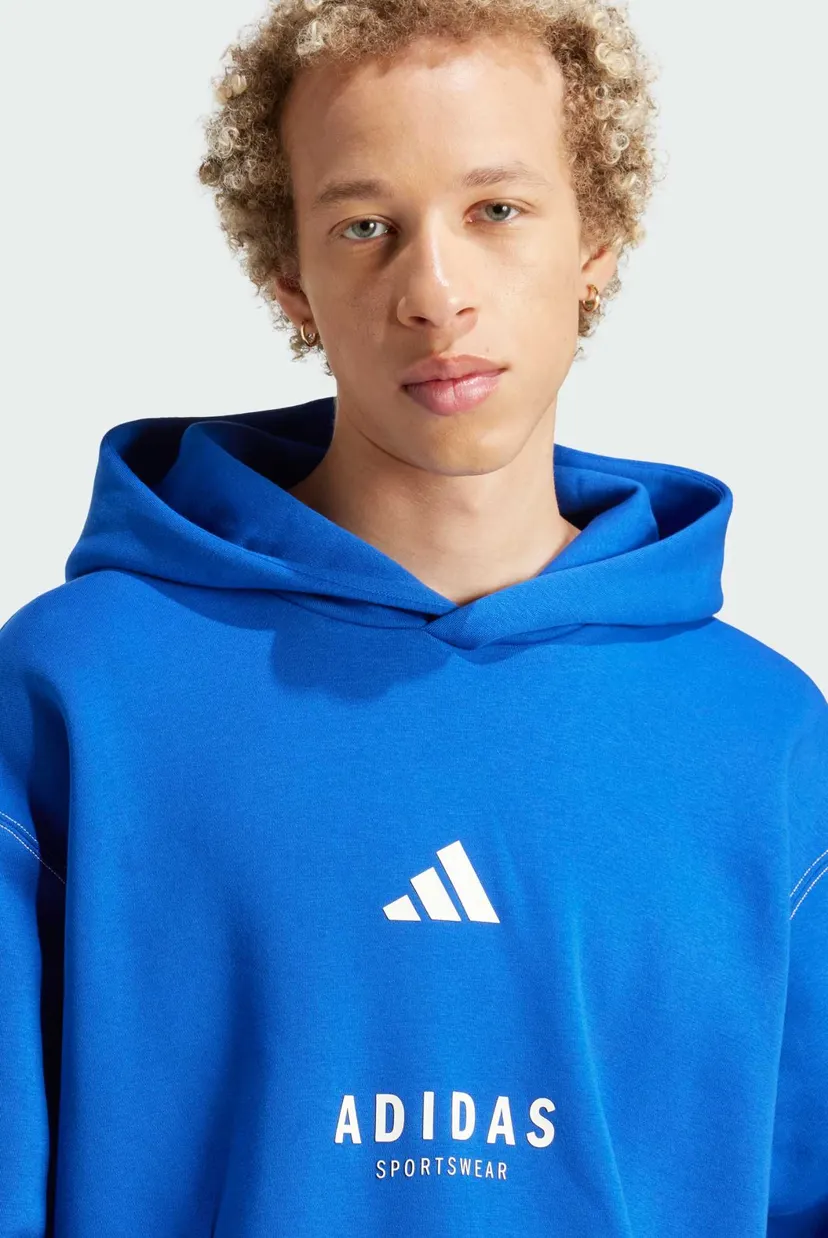 Мужское синее худи ALL SZN Fleece Graphic 4