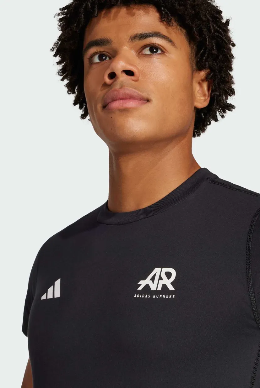 Черная футболка Runners T-Shirt (унисекс) 5