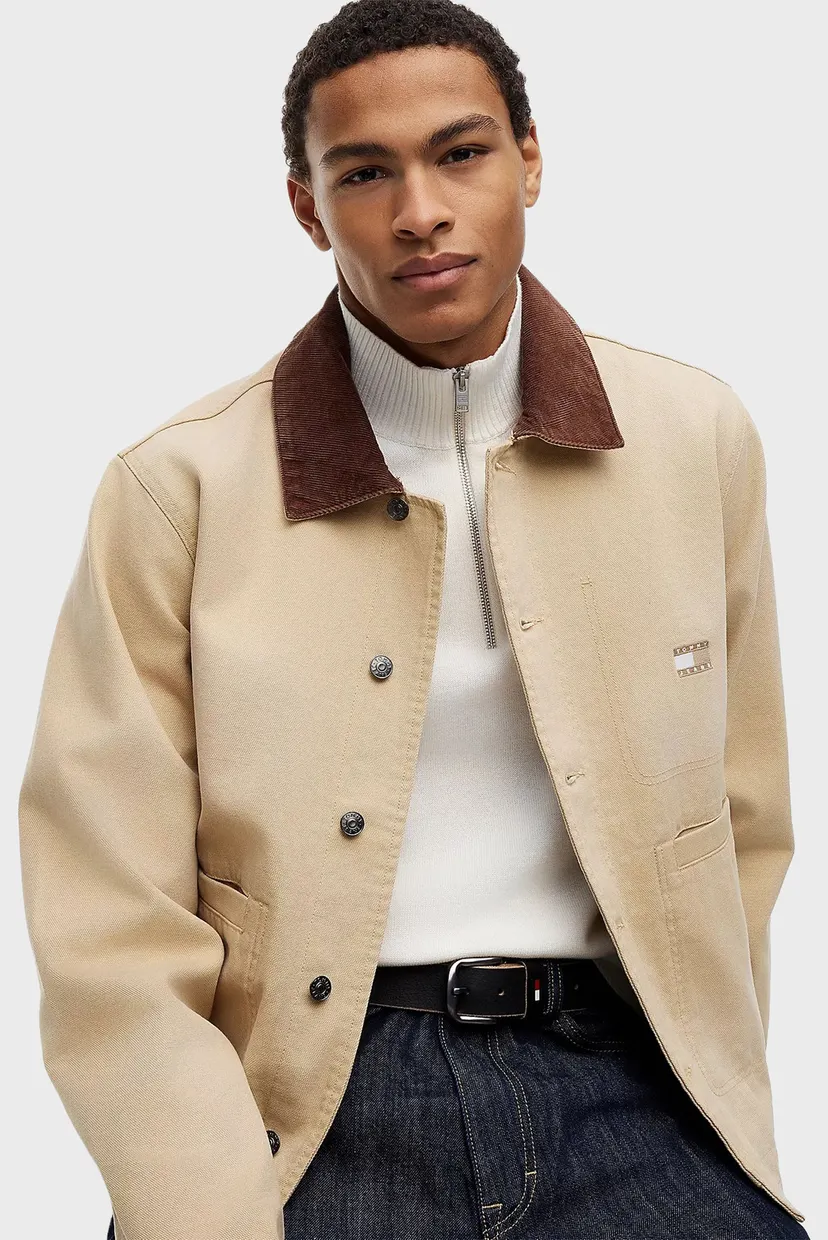 Мужская бежевая куртка CHORE 4