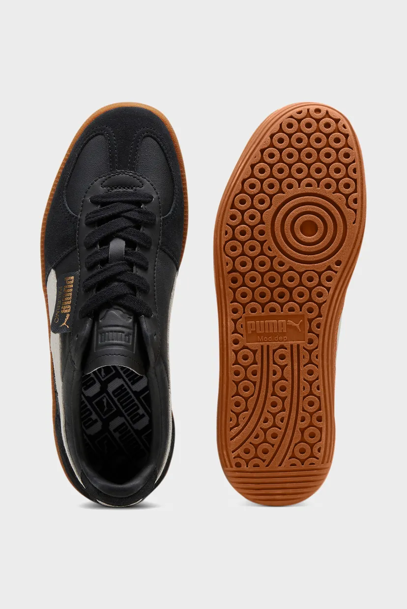 Черные кожаные сникерсы Palermo Lth Sneakers 4