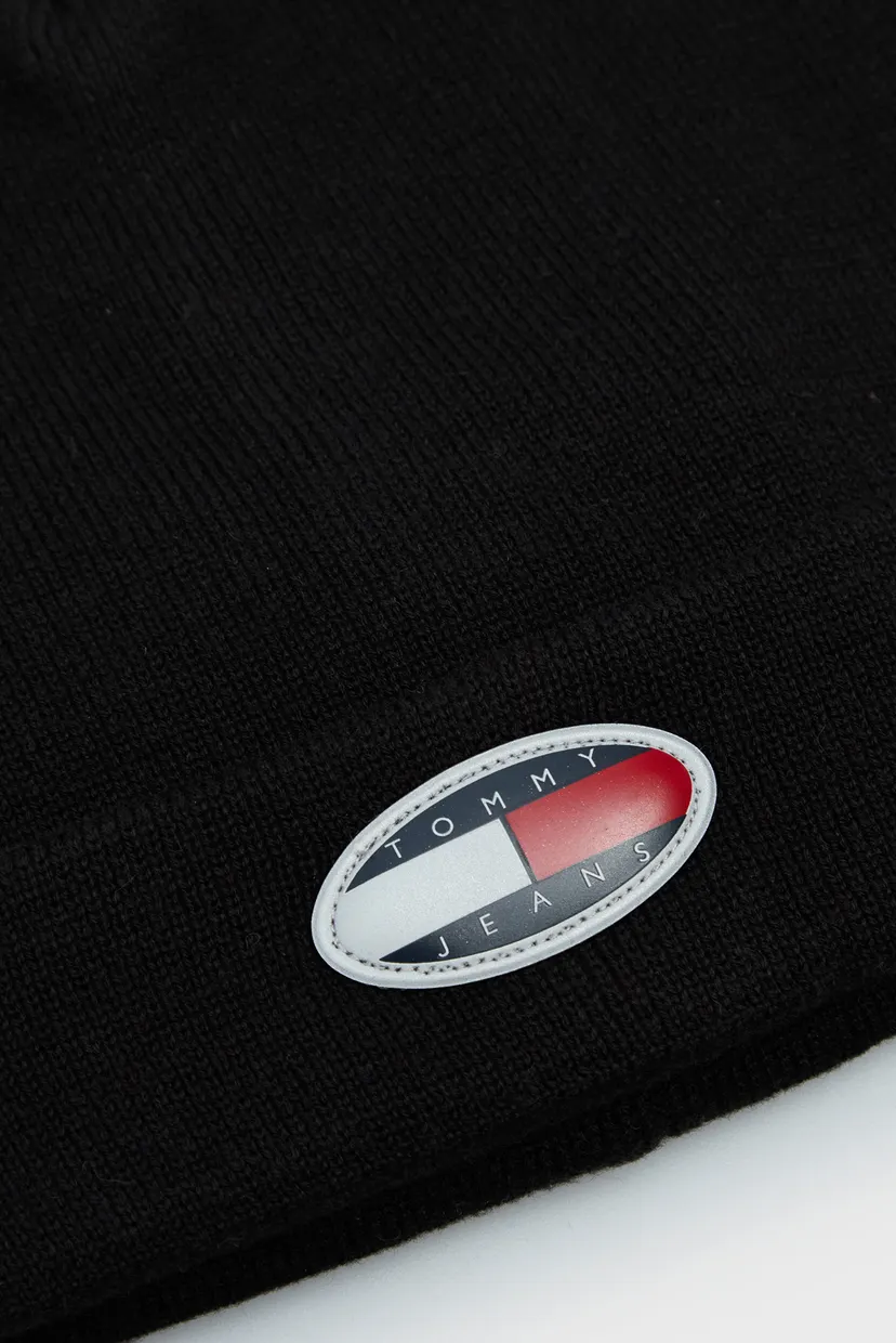 Чоловіча чорна шапка TJM SKATER BOY SHORT BEANIE 3