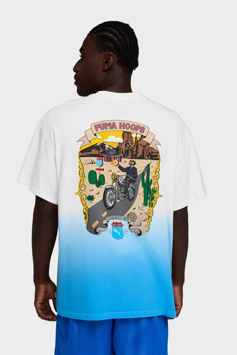 Мужская белая футболка ATW Dylan III Oversized Basketball Tee Men 3