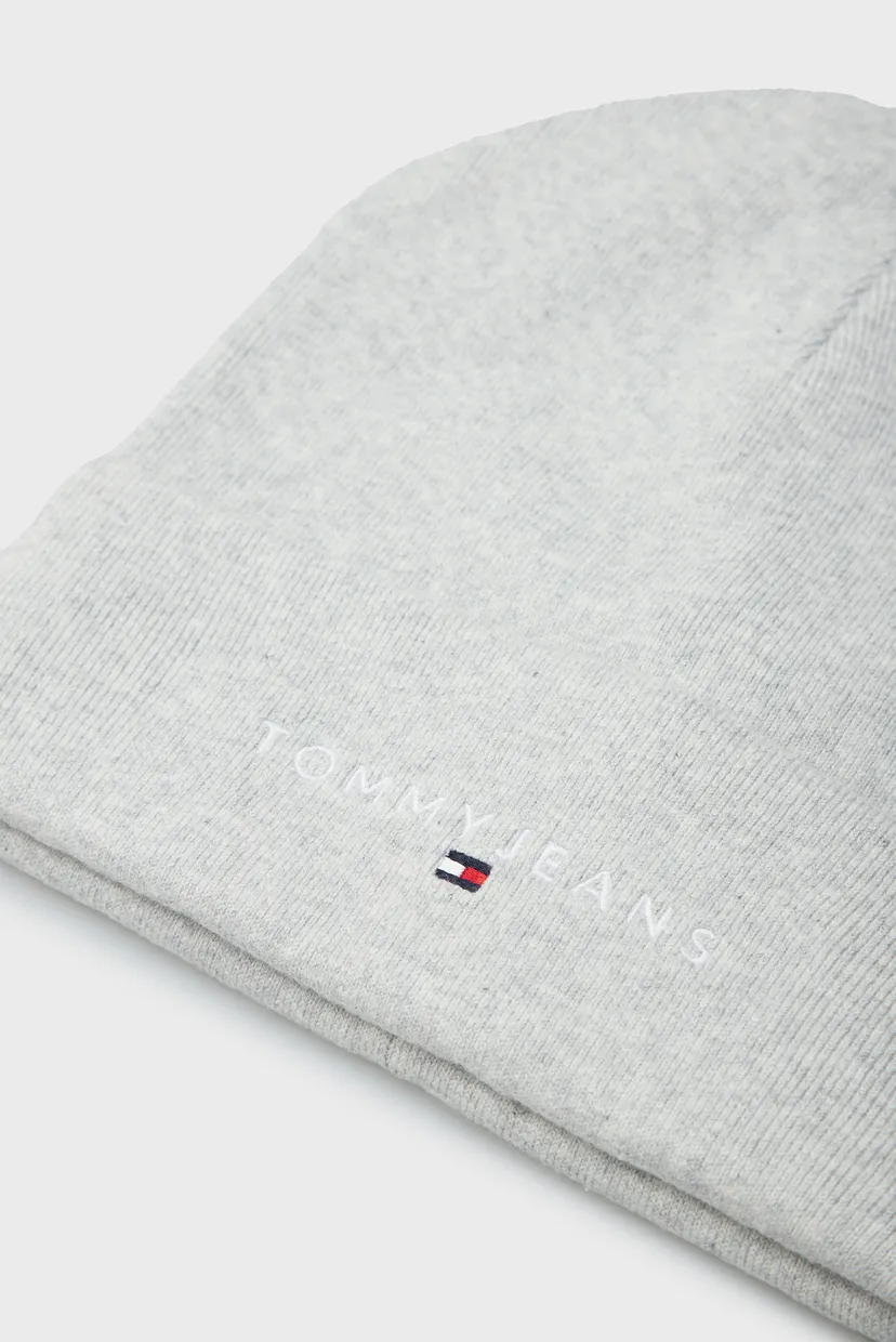 Мужская серая шапка TJM LINEAR LOGO BEANIE 3