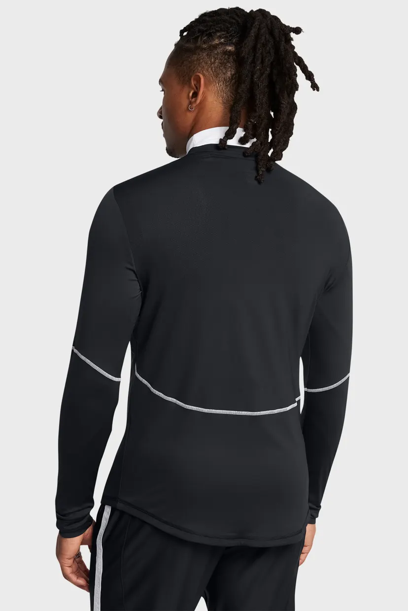 Чоловічий чорний лонгслів UA M's Ch. Pro LS Jersey 3