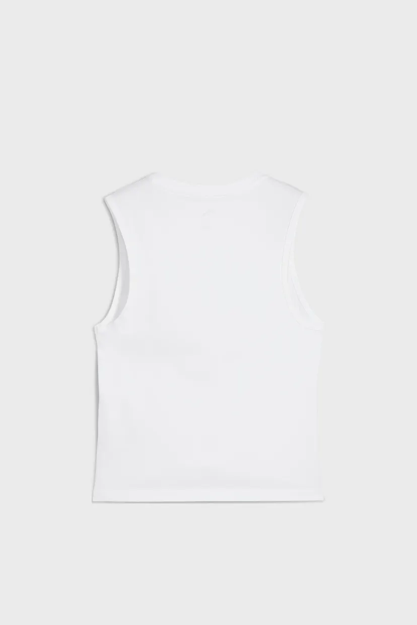 Жіноча біла майка ESS No. 1 Logo Slim Tank Women 7